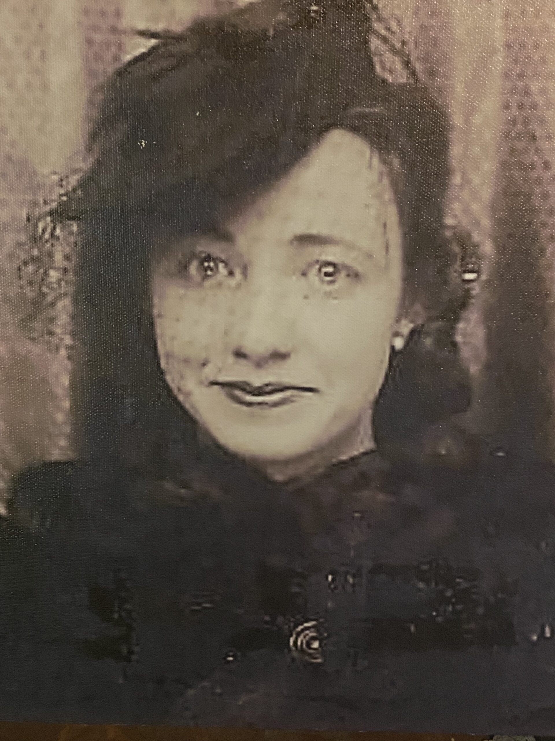 picture of the author's grandmother as a young person
