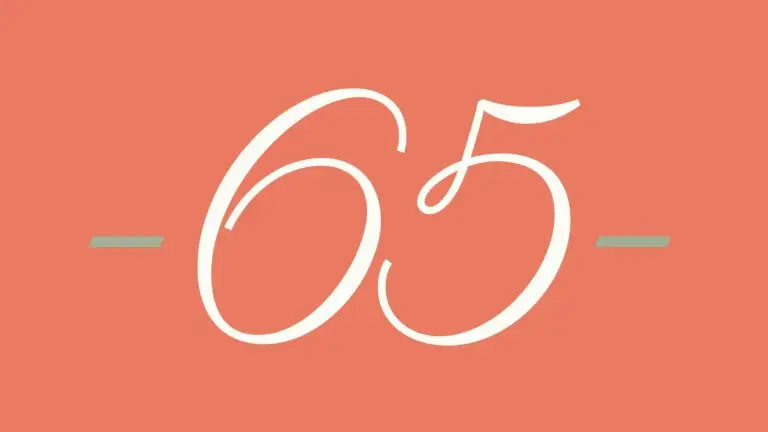 Image with "65" lettering